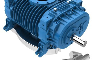 Direktantrieb Typ HELIX senkrecht