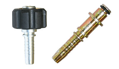 Raccords à sertir pour tuyau de lavage